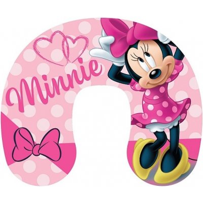 Jerry Fabrics Cestovní polštář Minnie pink 28x33 – Zboží Mobilmania