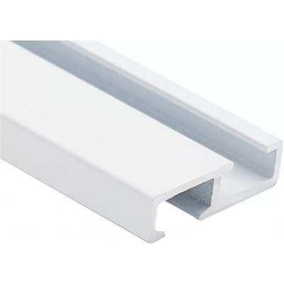 Level Záclonová kolejnice jednořadá, 150 cm, hliník, bílá 67769 – Sleviste.cz