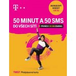 T-Mobile TWIST 50 min. + 50 SMS do všech sítí, kredit 100,- 700636 – Sleviste.cz