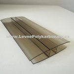 Spojovací PC-H profil na tl. 10 mm BRONZ - délka 2000 mm – Hledejceny.cz