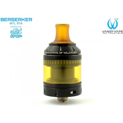 Vandy Vape Berserker MTL RTA black 2ml/4,5ml – Zboží Dáma