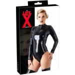Latex - dámské body s dlouhým rukávem černé – Zboží Dáma