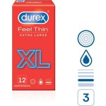 Durex Feel Thin XL 12 ks – Hledejceny.cz