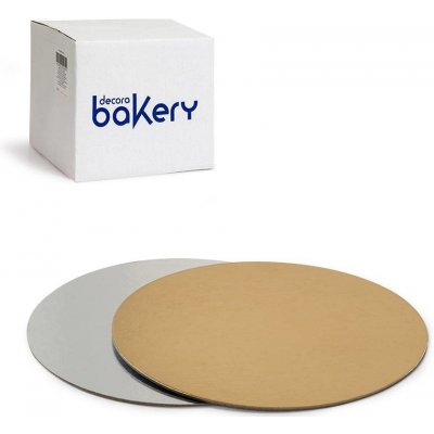 Podložka pod dort 24cm zlato stříbrná - Decora – Zboží Dáma