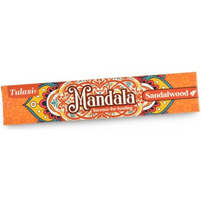 Tulasi Mandala Indické vonné tyčinky Sandalwood 20 ks – Hledejceny.cz