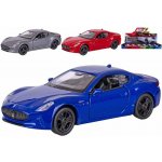 Welly Maserati Gran Turismo Folgore 12 cm kov zpětný chod mix barev modrá, šedá, červená – Zboží Dáma