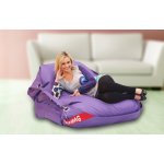 BeanBag sedací pytel 189x140 comfort s popruhy violet – Sleviste.cz