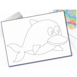 Radost v písku Šablona na pískování delfínek A6 – Zboží Dáma