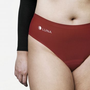 LUNA+ menstruační kalhotky bordó 2XS