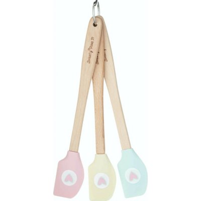 Sada malých stěrek KitchenCraft Sweetly Does It, 3 ks silikonové KCMINISPAT3PC – Zboží Mobilmania