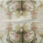 Sagen vintage Ubrousky Pink rose II 33x33cm 1ks