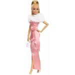 Mattel Barbie 80 REPLAY THE CLASSIC v saténových šatech – Sleviste.cz