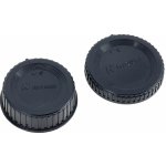 Film-Technika Přední a zadní krytka na objektiv Nikon D-mount Canon FD – Sleviste.cz