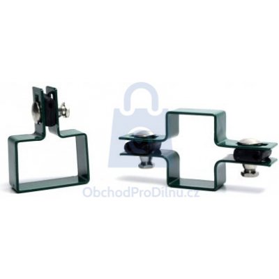 Příchytka plotového panelu na sloupek 60 x 40 mm 60 x 40 mm, rohová ANTRACIT, balení 1 ks – Hledejceny.cz