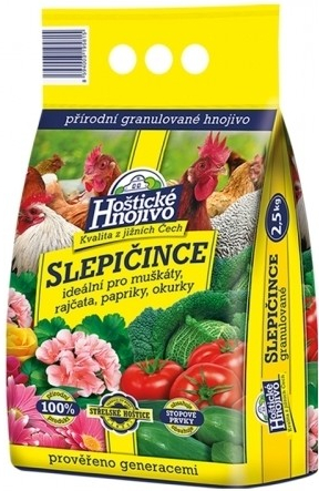 Nohelgarden Slepičince HOŠTICKÉ granulované 2,5 kg