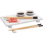 Lumarko ORIA servírovací sada na sushi pro 2 osoby, 9 kusů, mramorový tác – Hledejceny.cz