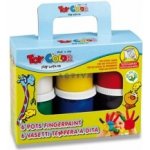 Prstové barvy Toy Color 6 barev 80 ml – Zboží Dáma