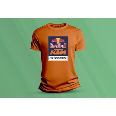 Sandratex dětské bavlněné tričko Red Bull KTM. oranžová – Sleviste.cz