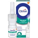 Otrivin Menthol 0,1% nosní sprej 10 ml – Zboží Dáma