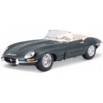 Bburago Jaguar E type Cabriolet zelená 1:18 – Zboží Mobilmania