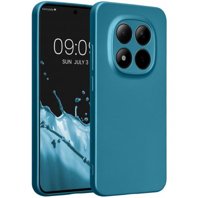 kwmobile metalický TPU kryt pro Xiaomi Redmi Note 15 Pro 5G metalická karibská modrá – Zboží Živě