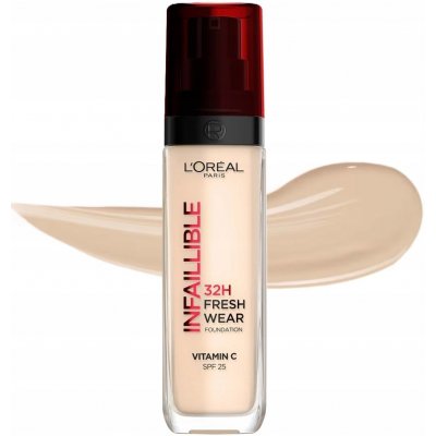 L'Oréal Paris Infaillible 32H Fresh Wear SPF25 dlouhotrvající make-up 100 Linen 30 ml – Zboží Dáma