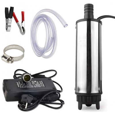 Dexxer Palivové čerpadlo s hadicí a svorkami 12V + adaptér 230V – Hledejceny.cz