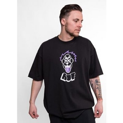 Huf triko Party Wolf T-Shirt Black