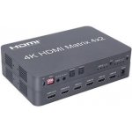 PremiumCord HDMI matrix switch 4:2 s audiem, rozlišení 4Kx2K (KHSWIT42E) – Hledejceny.cz