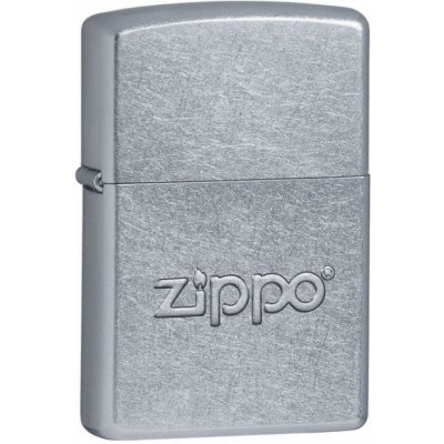 Zippo benzínový STAMP STREET CHROME – Zboží Dáma