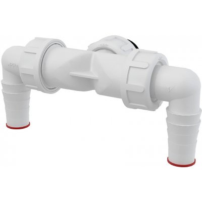 Alcaplast dvojité kolínko s klapkami, P155Z-G1 – Hledejceny.cz