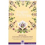 English Tea Shop bílý čaj kokos passion fruit BIO 20 x 2 g – Hledejceny.cz