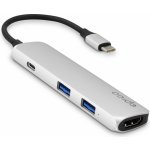 EPICO USB-C Hub - stříbrný 9915112100008