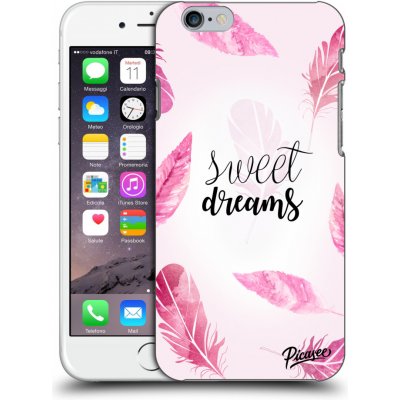 Pouzdro Picasee silikonové Apple iPhone 6/6S - Sweet dreams černé – Zboží Mobilmania