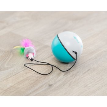 Trixie Turbinino míč s motorem a myší na gumičce 9 cm