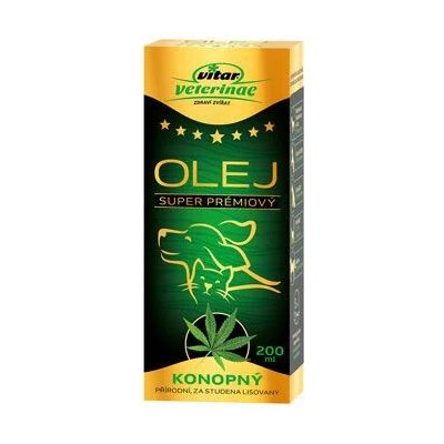 Vitar Veterinae Konopný olej 200 ml 5x – Hledejceny.cz