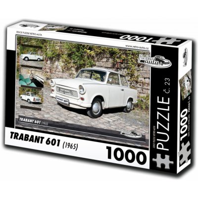 Retro-Auta č. 23 Trabant 601 1965 1000 dílků