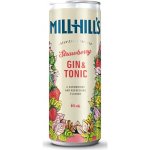 Millhill´s gin & tonic strawberry 6% 0,25 l (plech) – Zboží Dáma