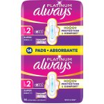 Always Platinum Long Plus velikost 2 hygienické vložky s křidélky 14 ks – Hledejceny.cz