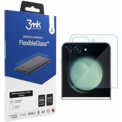 3mk Ochranné tvrzené sklo pro Samsung Galaxy Z Flip 5 Front - FlexibleGlass 5903108529747 – Zboží Mobilmania