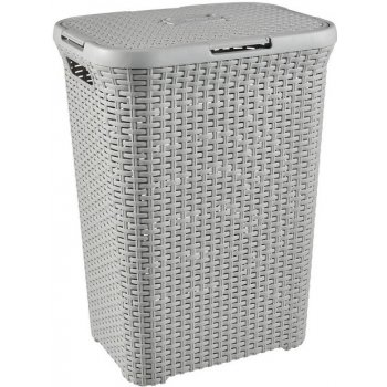 Curver Style Rattan 60 l světle šedý