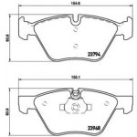 BREMBO sada brzdových destiček, kotoučová brzda P 06 036 – Sleviste.cz