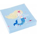 Mořská panna ubrousky 20ks 33x33cm Amscan – Sleviste.cz