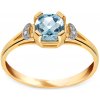 Prsteny iZlato Forever Topásový prsten ze žlutého zlata Mya BSBR111