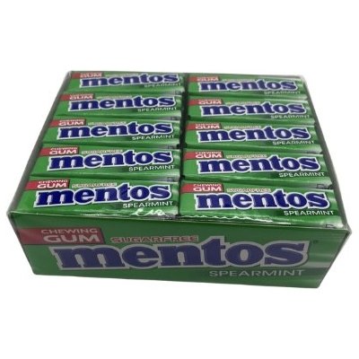 Mentos Sugarfree Chewing Gum Spearmint Karton 40 x 13,5g – Zboží Dáma