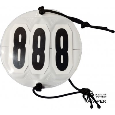 EquiThéme Startovní čísla ROUND – Zboží Dáma