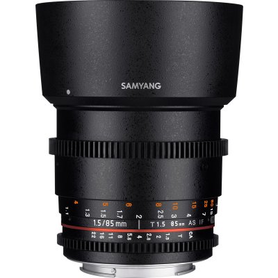 Samyang 85mm T1.5 VDSLR AS IF UMC II Nikon F-mount – Zboží Mobilmania