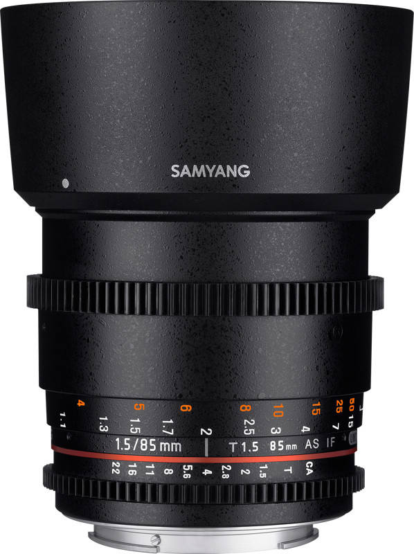 Samyang 85mm T1.5 VDSLR AS IF UMC II Nikon F-mount