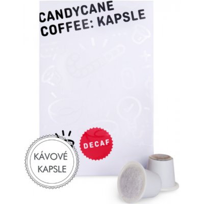 Candycane coffee Decaf Kolumbie Nespresso kapsle 12 ks