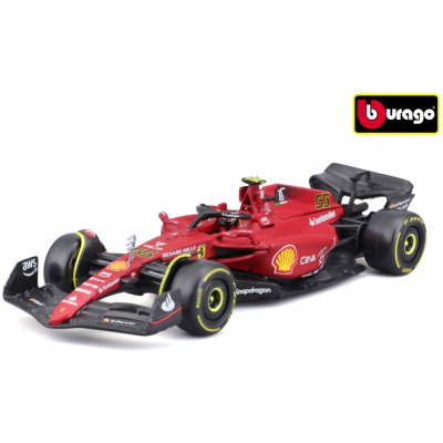 Bburago Formula F1 Ferrari Scuderia F1 75 2022 nr.55 Carlos Sainz with driver 1:43